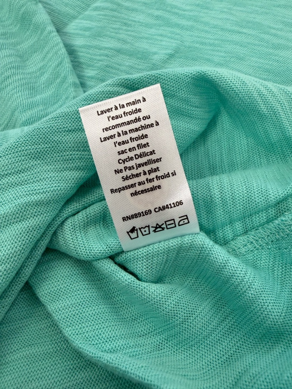 ATM T- Shirt 100% Premium Cotton Blue Short Sleeve Size Small Bali Color NWT - Picture 5 of 9